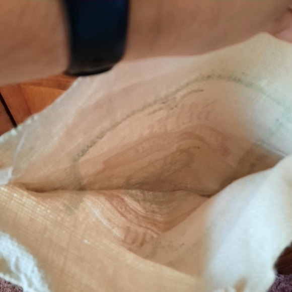 Nature's Delite Sona Masoori Rice 20lb top handle woven reusable rice tote bag - Picture 6 of 7